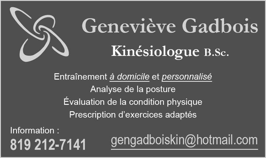 Genevieve Gadbois Kinésiologue