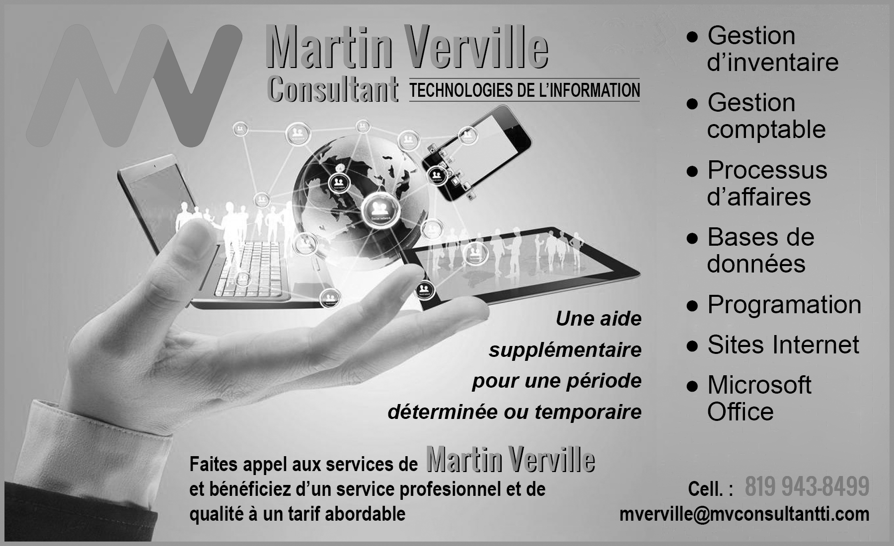 Martin Verville Consultant Informatique